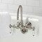 Kingston Brass CA3T8 3-3/8" Tub Wall Mount Clawfoot Tub Faucet, Brushed Nickel CA3T8 - alternate 4